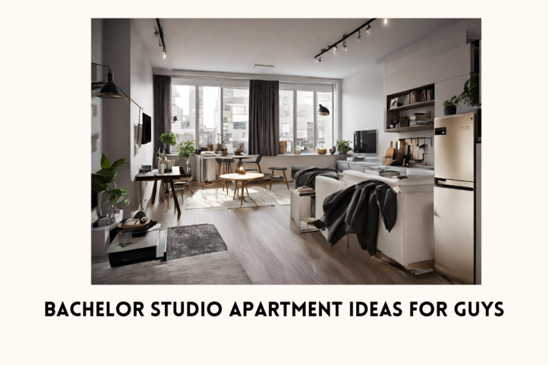 Bachelor Studio Apartment Ideas for Guys