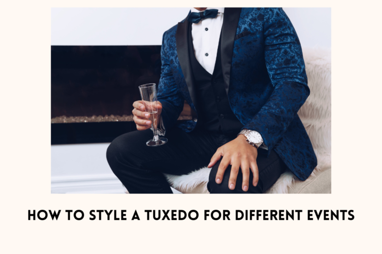 How to Style a Tuxedo for Different Events: From Black Tie to Wedding
