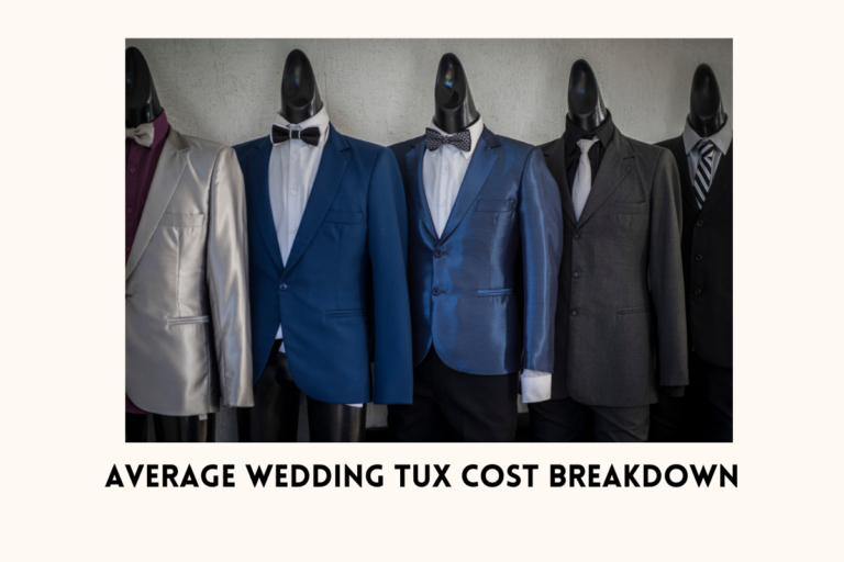 How Much Should You Budget for a Wedding Tuxedo? A Detailed Cost Breakdown