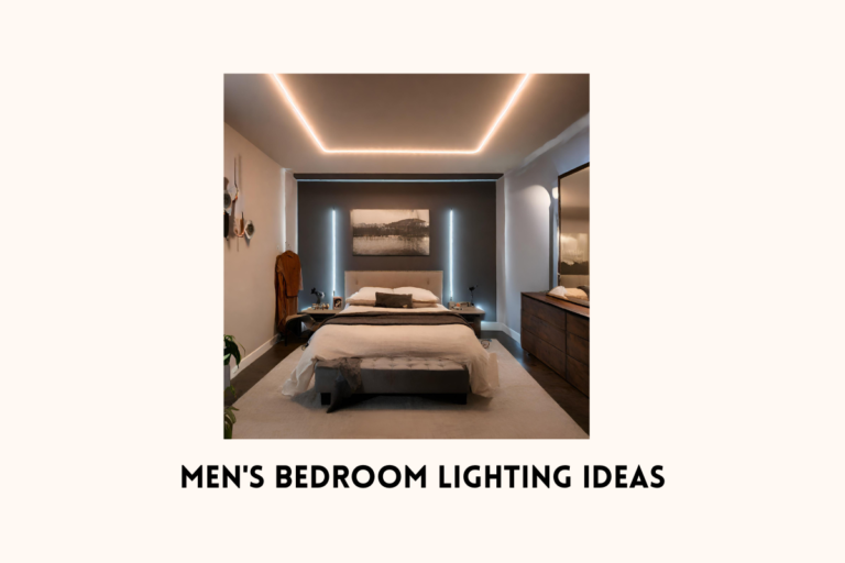Mindblowing Men’s Bedroom Lighting Ideas