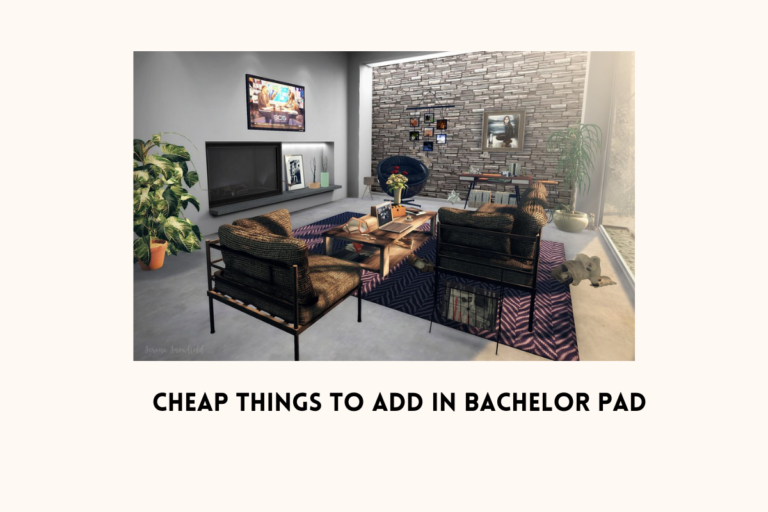 Cheap Things To Add in Bachelor Pad: Affordable Upgrades for Guys