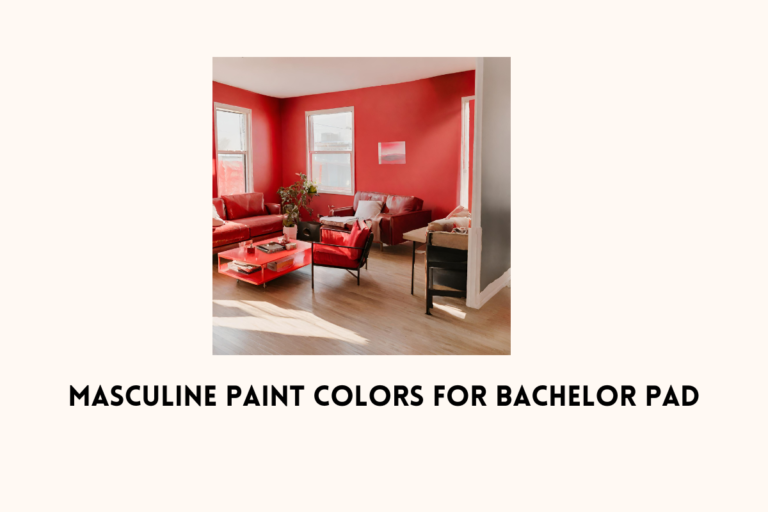 Masculine Paint Colors for Bachelor Pad